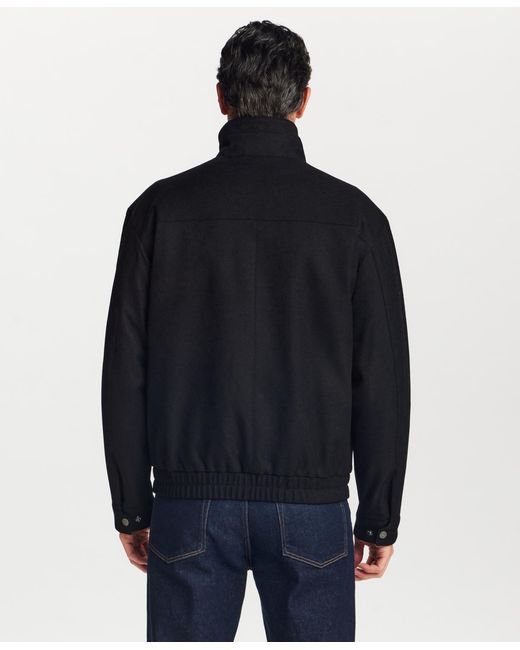 Weatherproof Blue Tech Twill Lined Bomber Jacket for men