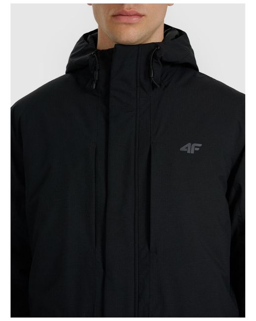 4F Black Transitional Parka Membrane for men