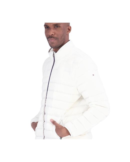 Tommy Hilfiger White Real Down Packable Jacket for men
