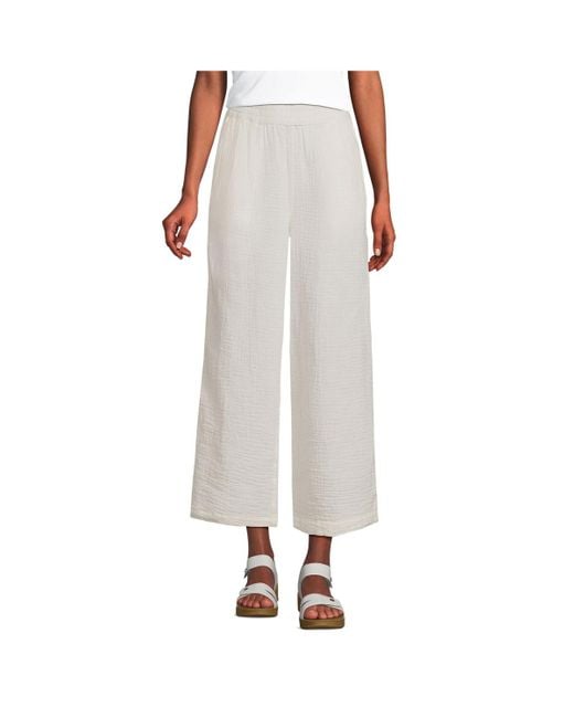 Lands end cropped pants deals