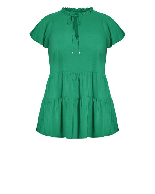 Avenue Green Plus Size Lani Top