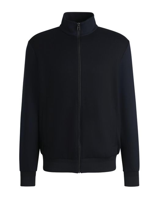 Boss Blue Boss By Regular-fit Zip-up Sweatshirt for men
