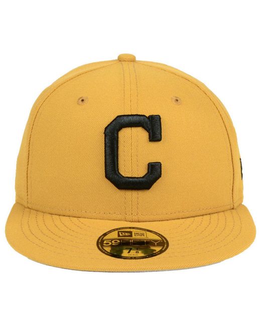 KTZ Texas Rangers C-dub 59fifty Cap in Yellow for Men