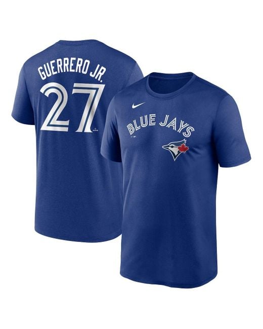 Nike Vladimir Guerrero Jr. Toronto Blue Jays Legend Name And Number Home T-shirt for men