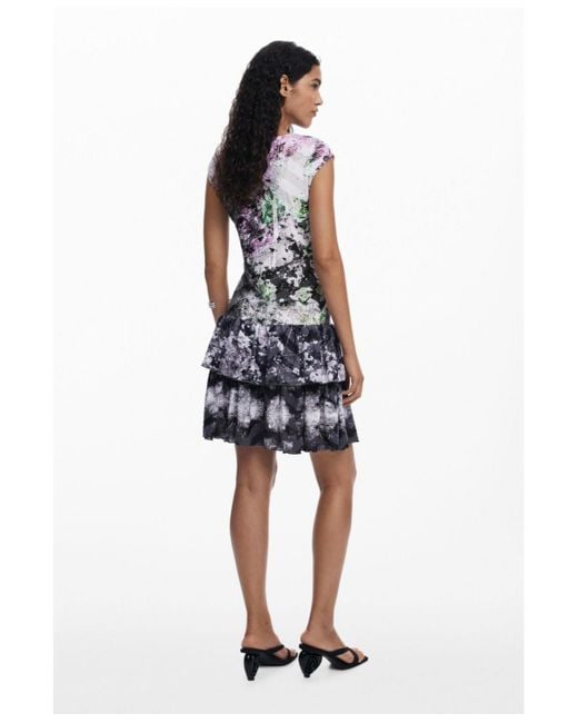 Desigual White Dress Designed By Mr. Christian Lacroix