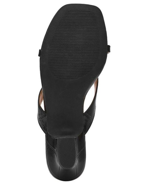 Dolce Vita Black Bex Strappy Kitten Heel Dress Sandals