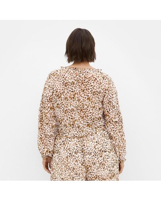 City Chic Natural Corina Top