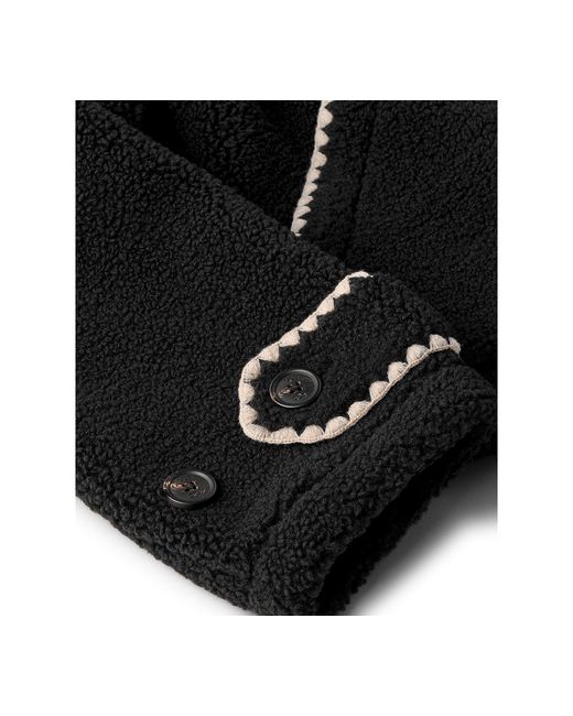 Ugg Black Nikia Relaxed-fit Collared Neck Jacket