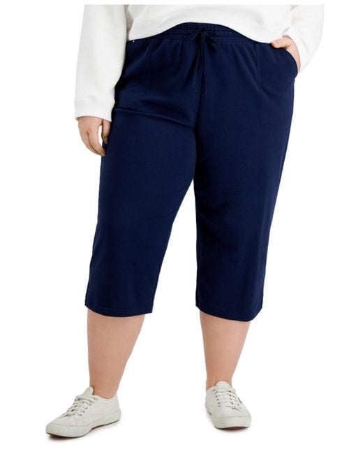 karen scott french terry pants
