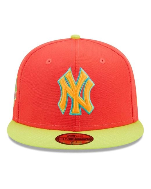 KTZ Low Profile 59fifty Fitted Cap Ny Yankees in Red for Men