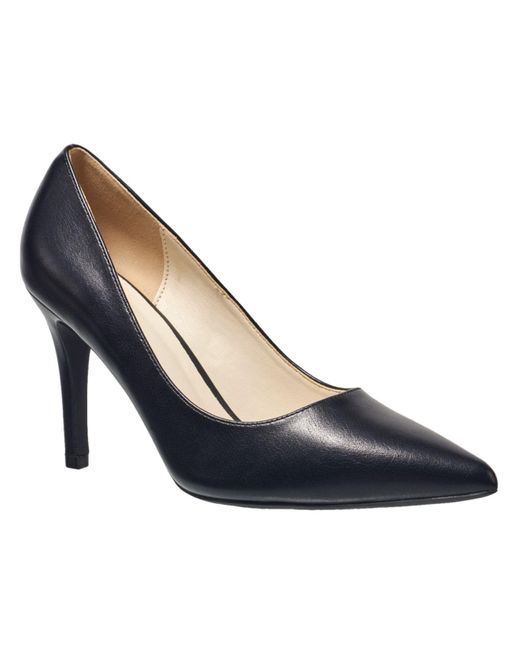 H Halston Gayle Pointed Pumps in Blue | Lyst
