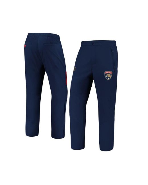 Fanatics Branded Navy Florida Panthers Locker Room Rink Pants in Blue