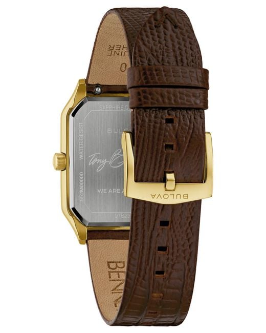 Bulova Black Special Edition Tony Bennett Classic We Are All Here Strap Watch 32mm for men
