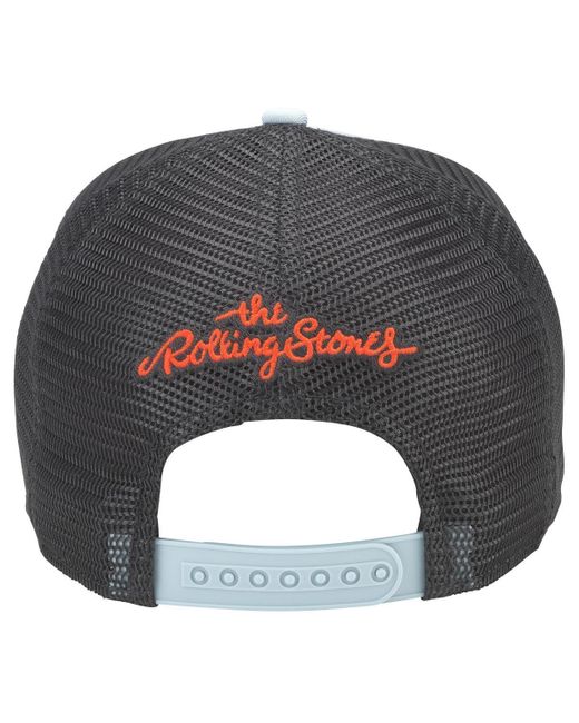 American Needle Blue Rolling Stones Valin Snapback Hat for men