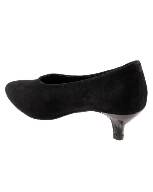 Trotters Black Kimber Pump