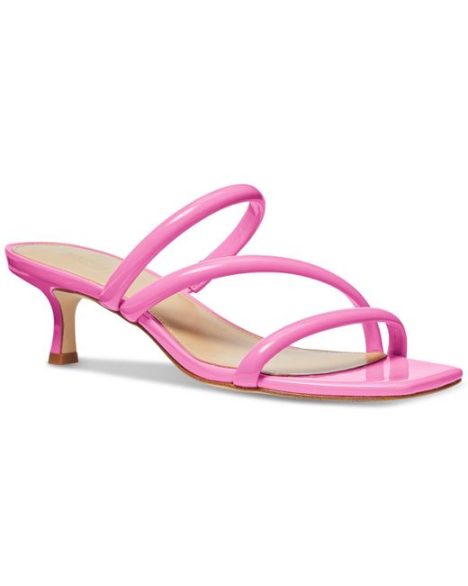 Michael Kors Pink Michael Celia Slip-on Slide Dress Sandals