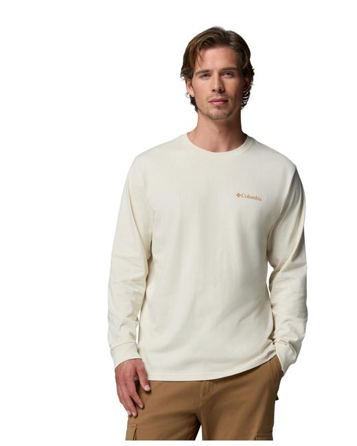 Columbia Gray Kodak Graphic Long-sleeve T-shirt for men