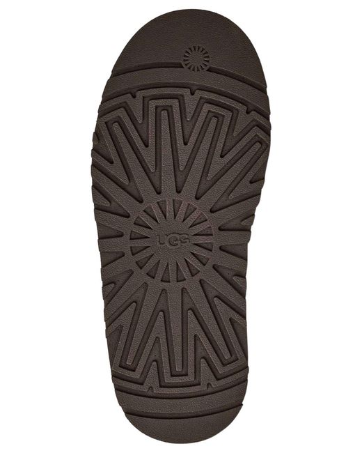 Ugg Brown Tazz Ii Platform Slippers