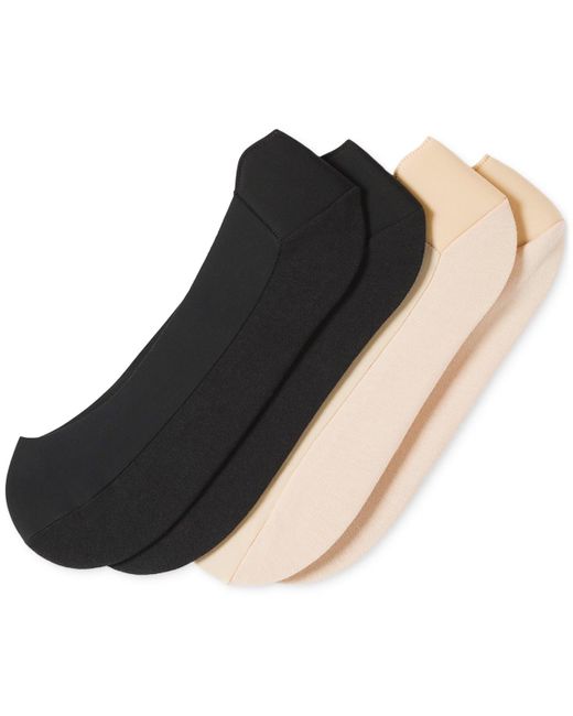 Hue Multicolor 2-pk. Heelbliss Cushioned-back Liner Socks U24376