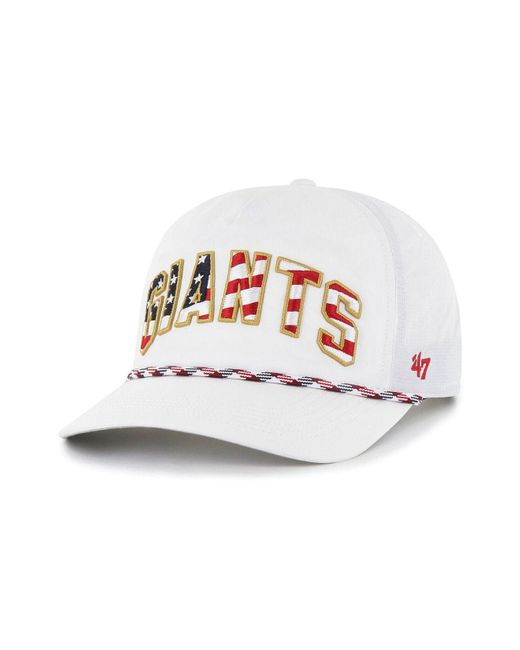 47 Brand Synthetic '47 White San Francisco Giants Flag Flutter Hitch