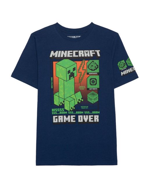 MInecraft Logo Men's T-Shirt Navy