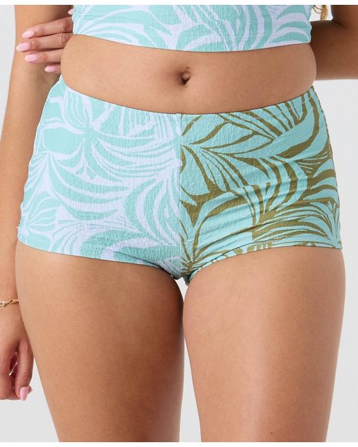Roxy Blue Skimpy Coverage Boy Shorts