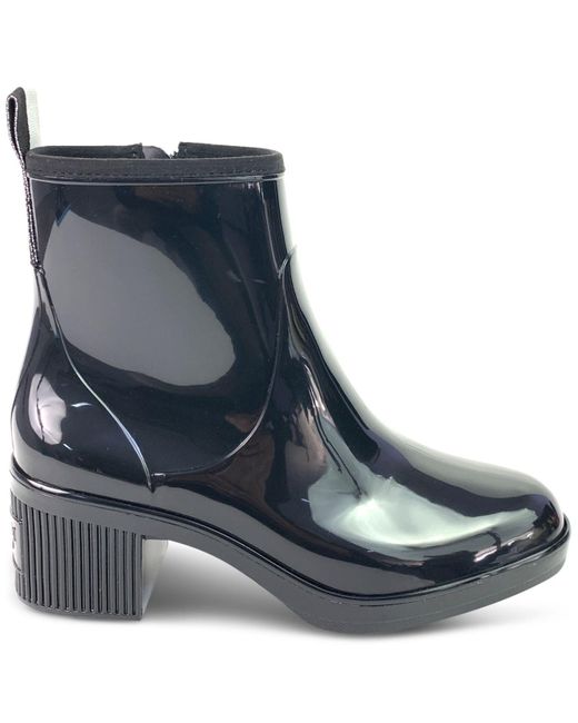Kate Spade Black Puddle Rain Boots