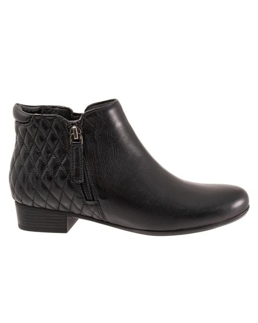 Trotters Black Major Bootie