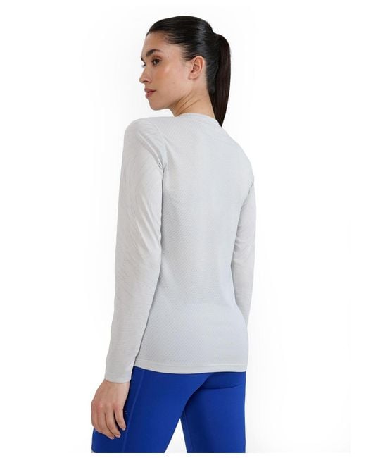 4F White Quick-drying Running Longsleeve