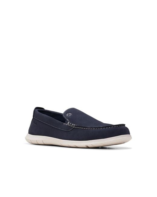 Clarks Blue Collection Flexway Step Slip On Shoes for men