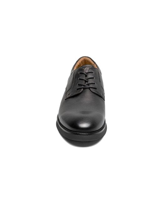 Florsheim Black Launch Plain Toe Oxford for men