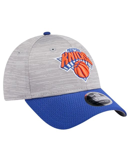 KTZ Ay/blue New York Knicks Active Digi-tech Two-tone 9forty Adjustable Hat for men