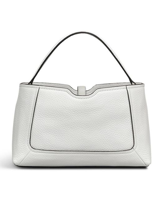 Radley White Hazelbury Park Small Zip Top Crossbody Bag