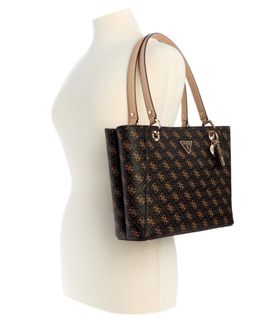 Guess Black Noelle Ii Medium Tote Bag