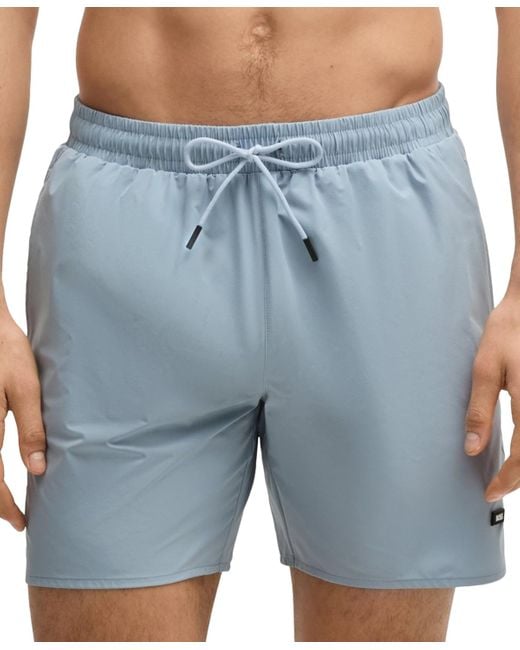 Boss Blue Boss By Rubber Logo Badge Swimsuit for men