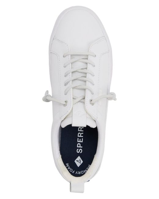 Sperry Top-Sider White Bermuda Beach Platform Sneakers
