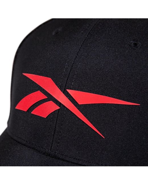 Reebok Black Elite Mesh Back Cap for men