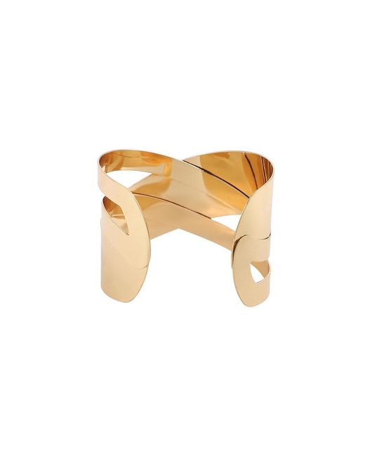 SOH Metallic Plated Handcuff Bracelet
