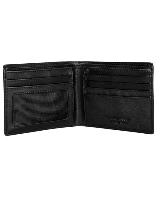 Mancini Black Bill-fold Wallet for men