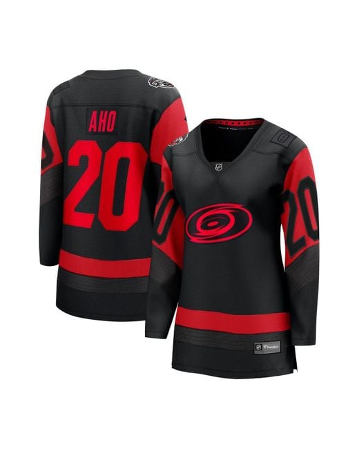 Fanatics Branded Sebastian Aho Black Carolina Hurricanes 2023 Nhl