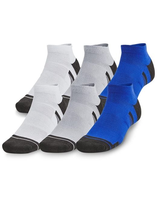 Under Armour Blue Performance Tech Low Socks for men