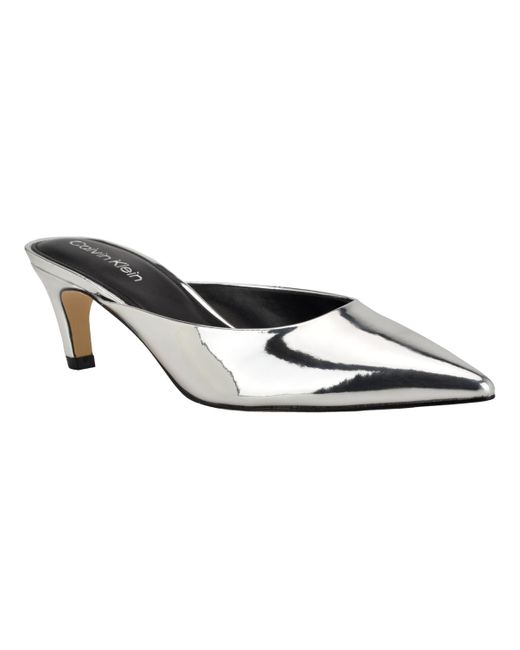 CL Kate Pumps 100mm Yellow Shiny Calfskin 345985