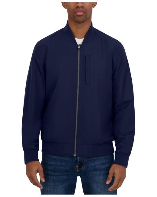 Nautica Blue Bomber Flight Jacket for men