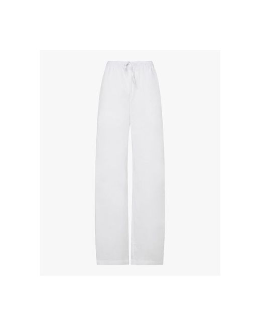 WeWoreWhat White Tie Waist Pant