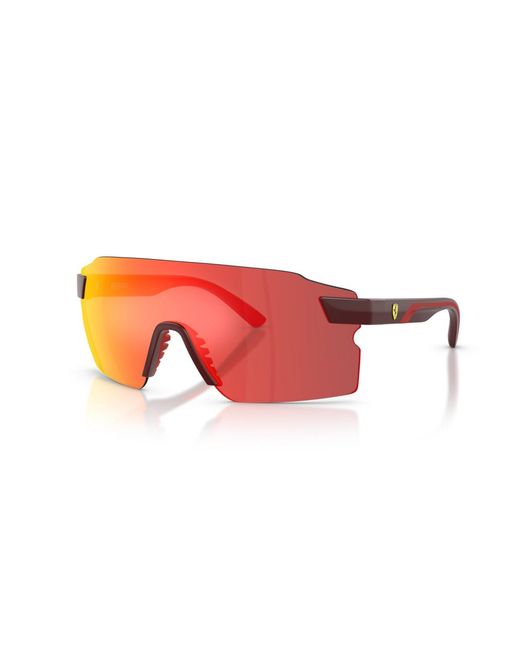 Scuderia Ferrari Red Rectangle Sunglasses
