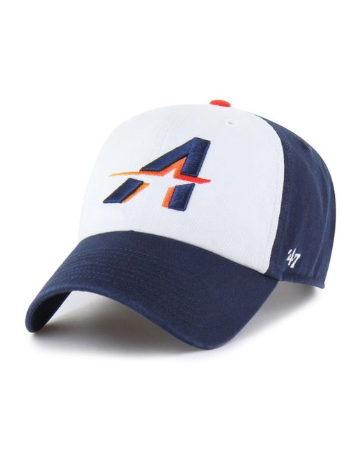 '47 Blue Â Houston Astros 2025 City Connect Clean Up Adjustable Hat for men