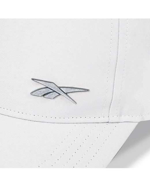 Reebok White Badge Logo Cap for men