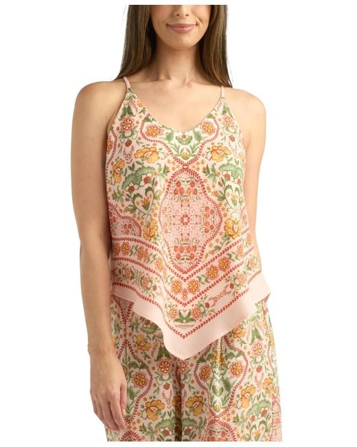 Bcx Multicolor Printed Sleeveless Top