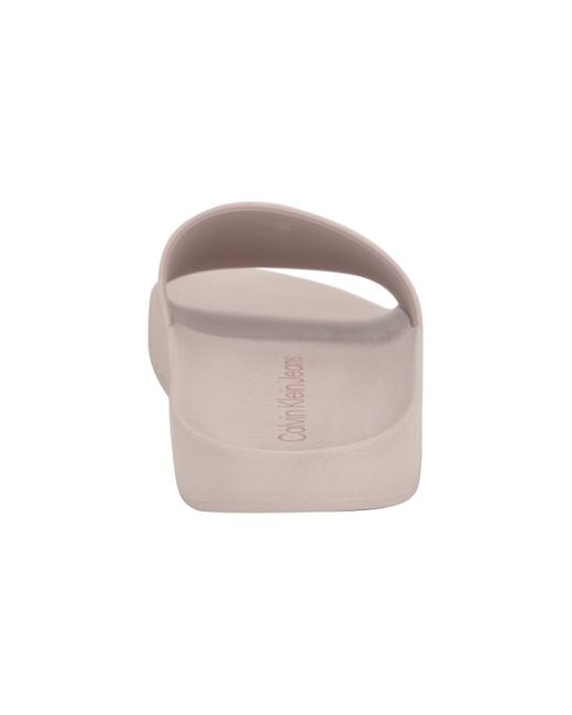 Calvin Klein Multicolor Arin Logo Beach Slide Sandals