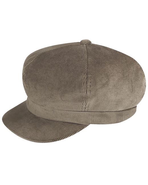 Kangol Gray Cord Spitfire Newsboy for men